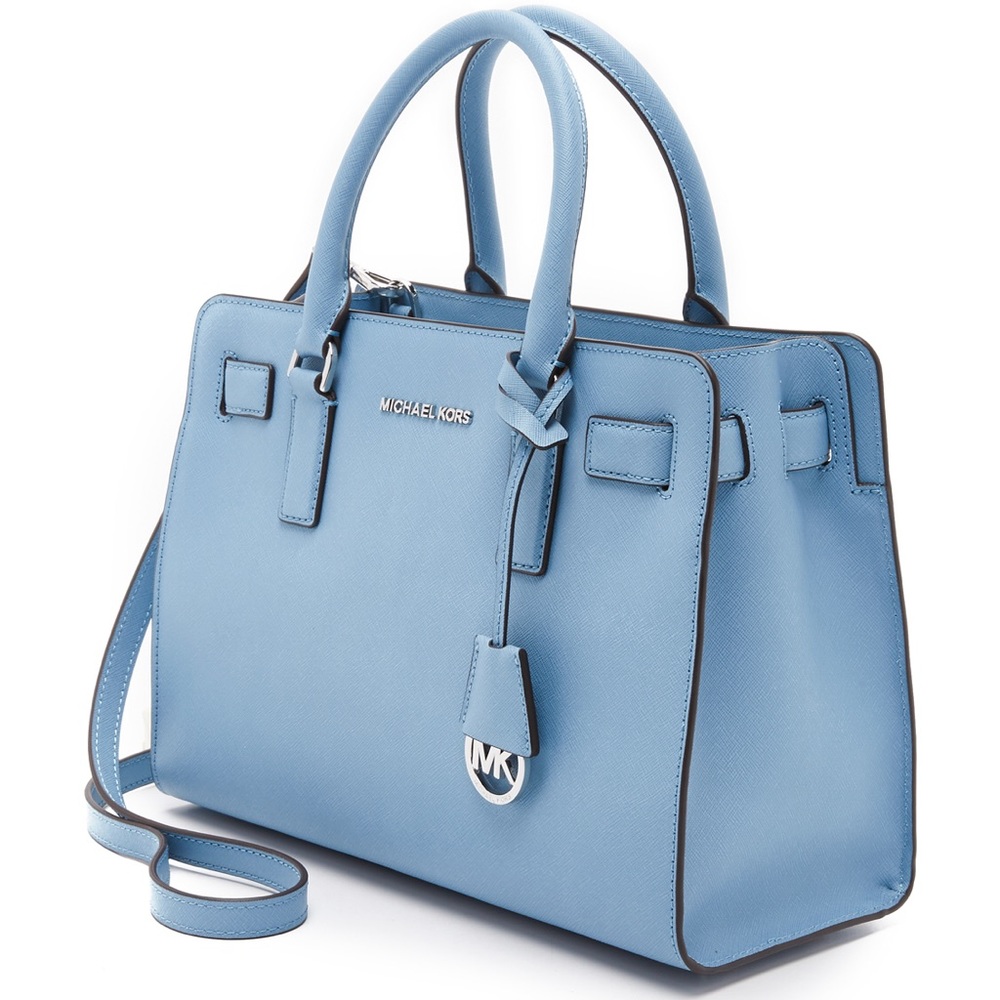 Pale Blue Michael Kors Dillon Satchel/Handbag